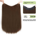 A light and thin faux seamless wig