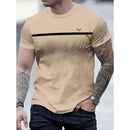 3D digital printed men's T-shirt