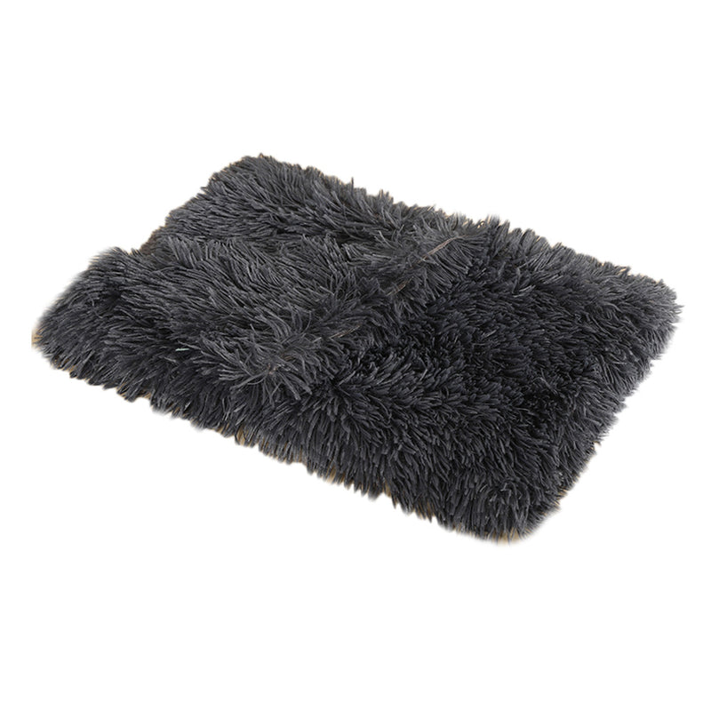 Plush Pet Blanket for Dogs and Cats, Warm Long Hair Indoor Bed Mat