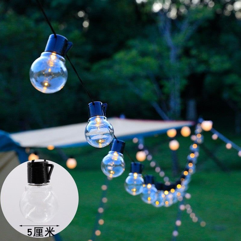 Solar LED Light String Outdoor Waterproof Decorative Camping Lights