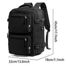 Simple backpacks for men and women, large-capacity business computer bags, multi-functional travel luggage and schoolbags