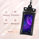 The waterproof bag of the mobile phone, sealed airbag and touch screen
