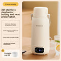 Portable Electric Heating Cup with Stainless Steel Inner Tank