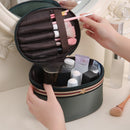 Large-capacity portable makeup case