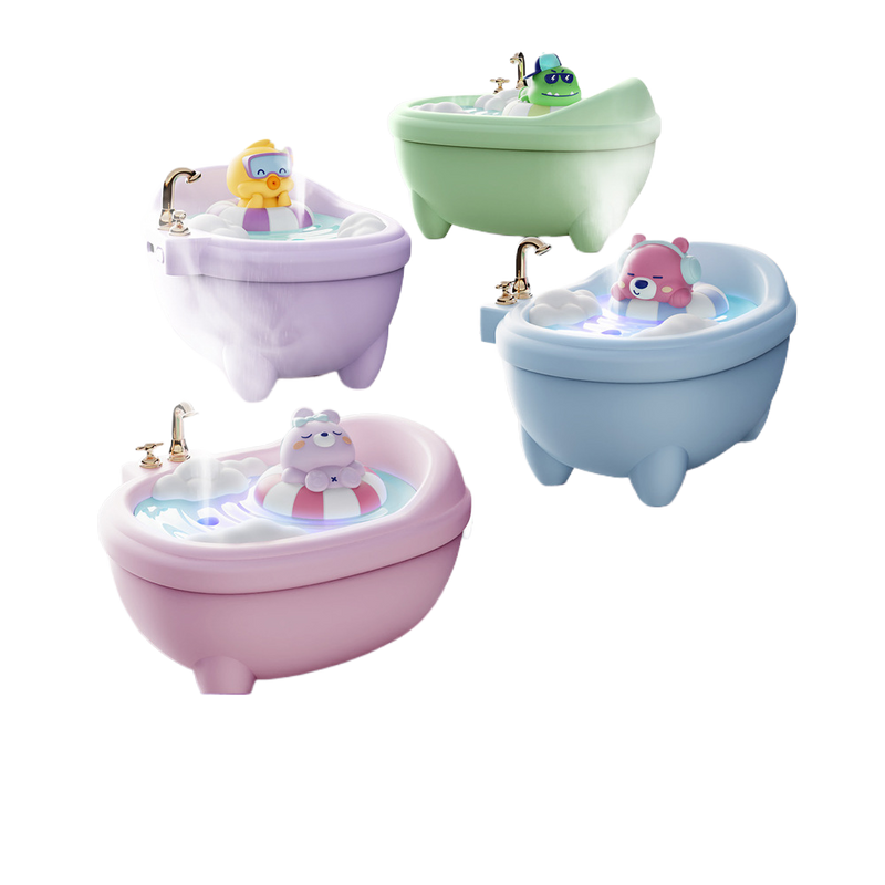 Cute Pet Bathtub USB Humidifier with Night Light