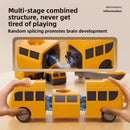 children's magnetic assembling deformation robot