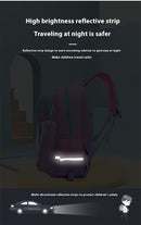 Portable Burden Alleviation Bull Wheel Trolley Schoolbag