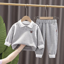 Boys' fall clothing pullover set