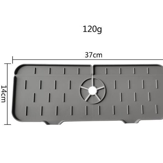 Kitchen faucet splash-proof draining mat