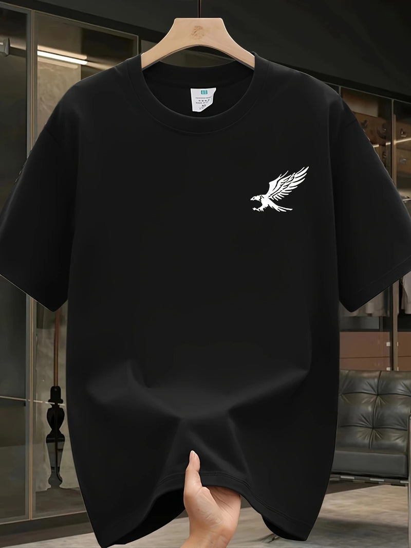 Men's Mesh Print Casual T-Shirt