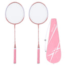 Badminton Rackets Pink Professional Separate Iron Alloy Badminton Rackets for Beginners Student Training