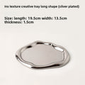 Creative light luxury ceramic storage tray