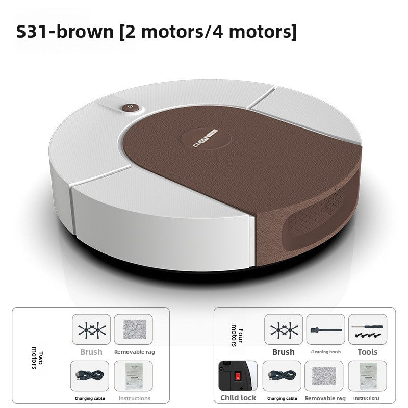 Fully Automatic Intelligent Sweeping Mopping Vacuum Cleaning Robot