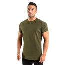 Men's Cotton T-Shirt Summer Short Sleeve Round Neck