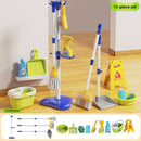 Children play house with mops