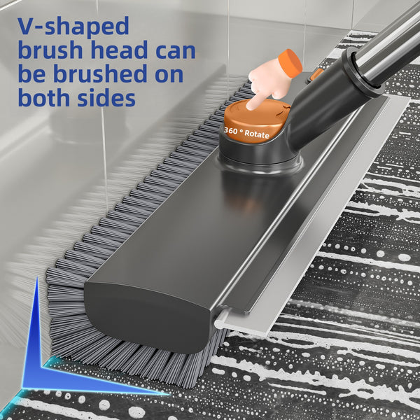 Long Handle Hard Bristle Floor and Toilet Brush