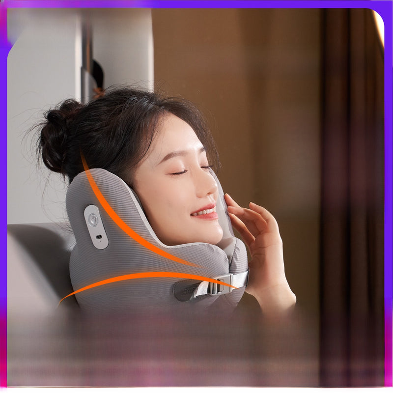 Bluetooth Memory Foam Neck Pillow