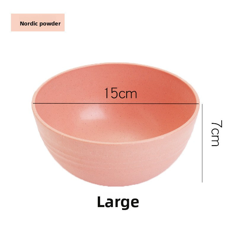 Anti-slip plastic soup bowl