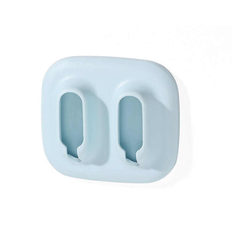 Suction wall couple toothbrush box hanger