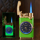 Multi functional electronic watch cigarette lighter integrated into one machine, versatile men's gift lighter - TrendTrove