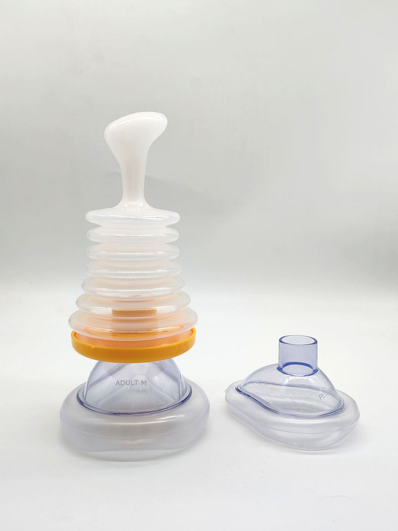 Mask Breathing Trainer for Emergency Choking Relief