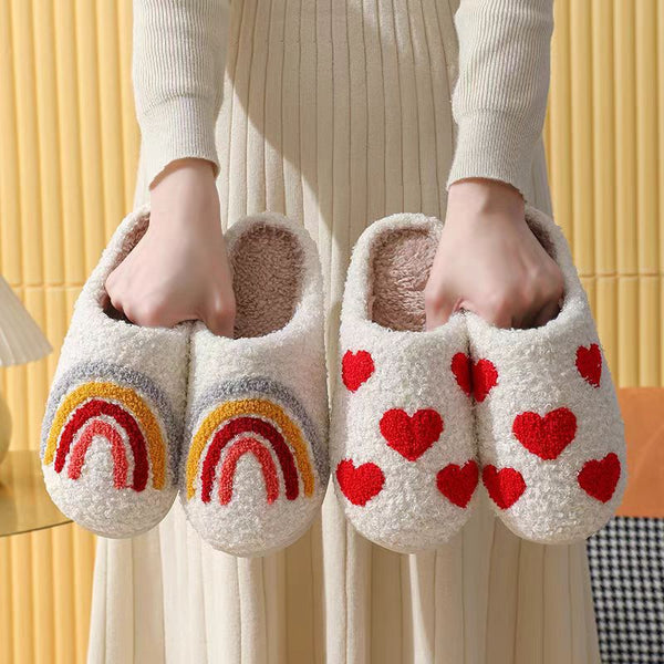 Plush slippers