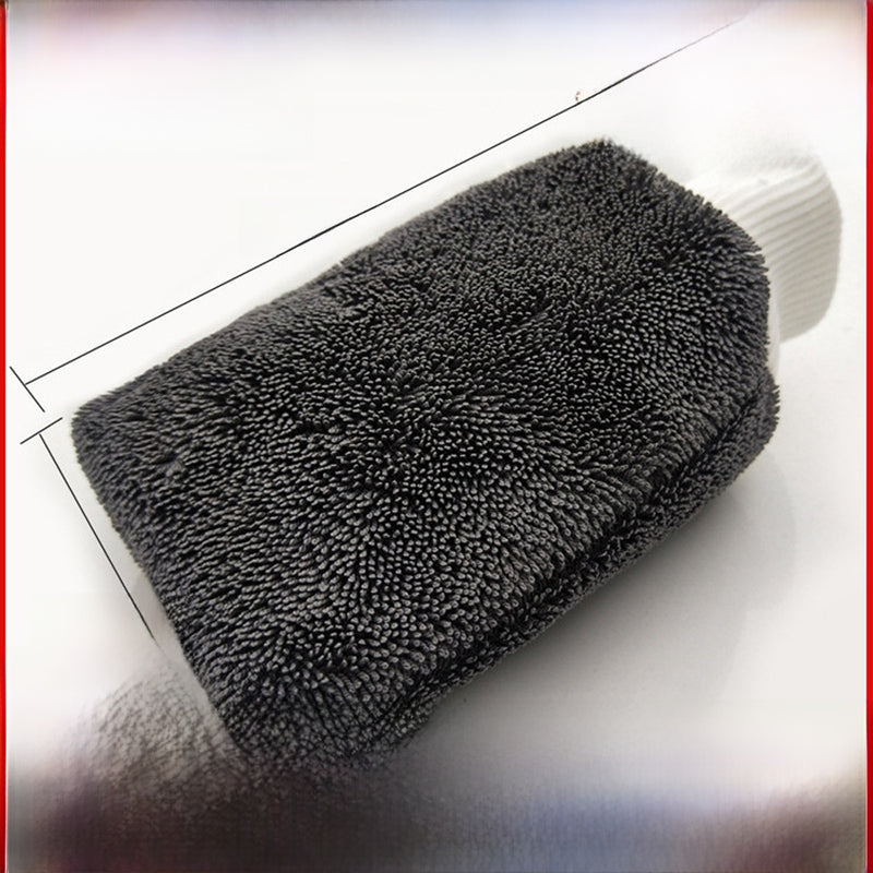 Thickened Braid Cloth Car Wash Gloves Microfiber Cleaning Gloves