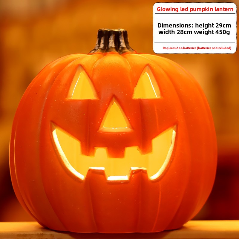 Glowing Halloween Pumpkin Lantern for Decoration