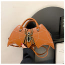 Fashion Handmade Spider Embroidery PU Messenger Bag