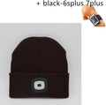LED luminous knitted hat