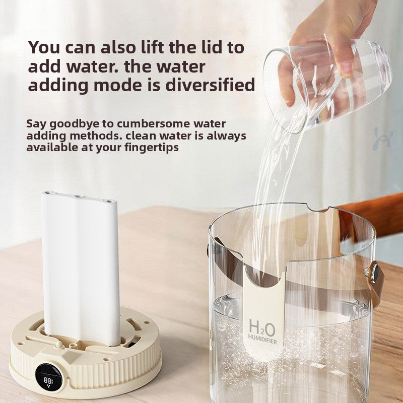 Ultra-Quiet USB Humidifier with Ambient Light for Home/Office
