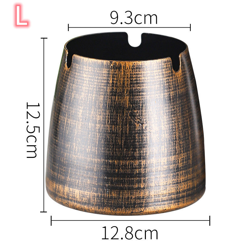 Iron Ashtray Anti Fly Ash Bar Creative Personality Trend Consumer