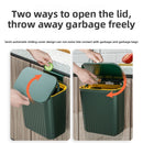 Wall-mounted kitchen trash can