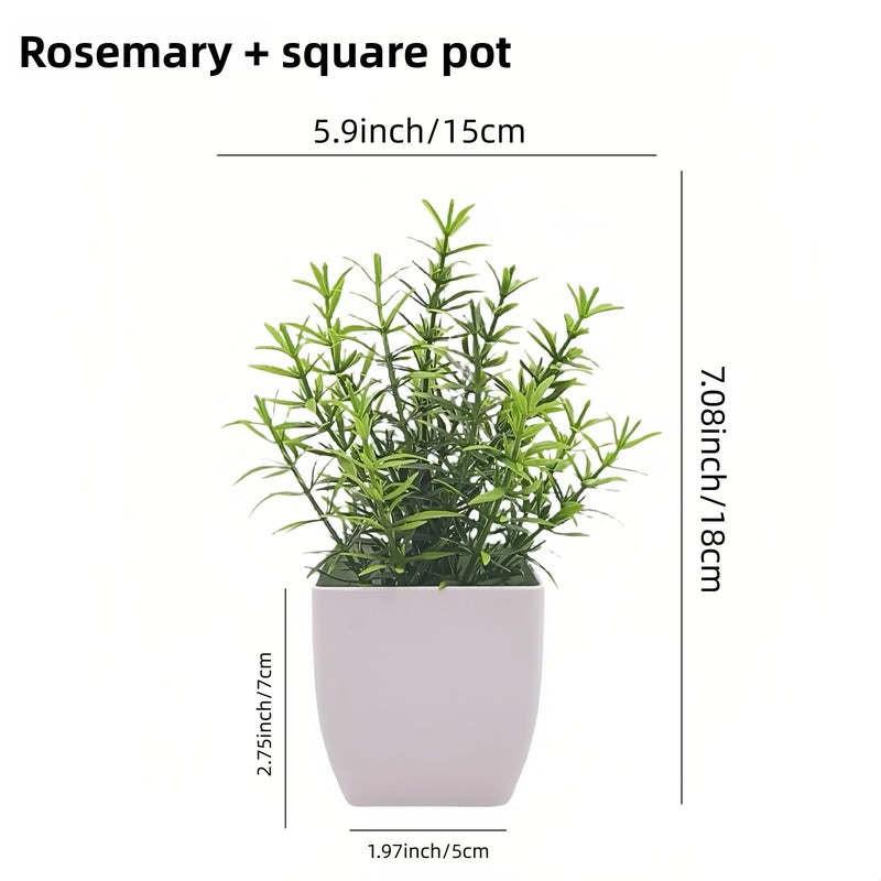Simulation of small potted plants