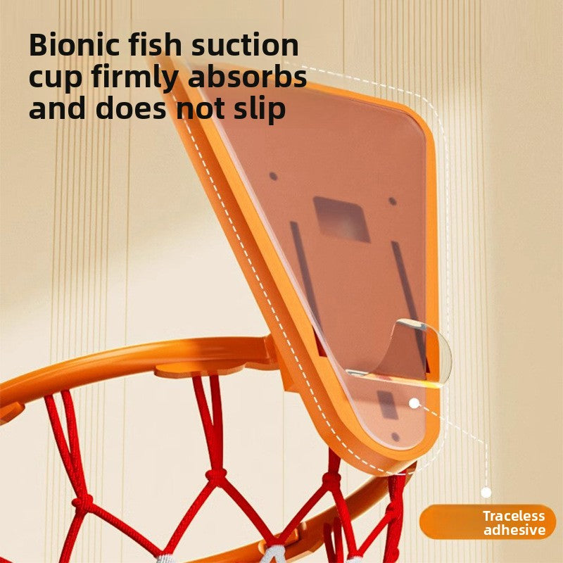 Foldable Indoor Basketball Hoop with Silent Ball