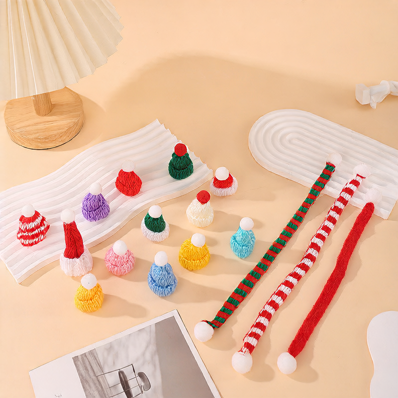 Mini Knitted Christmas Hat