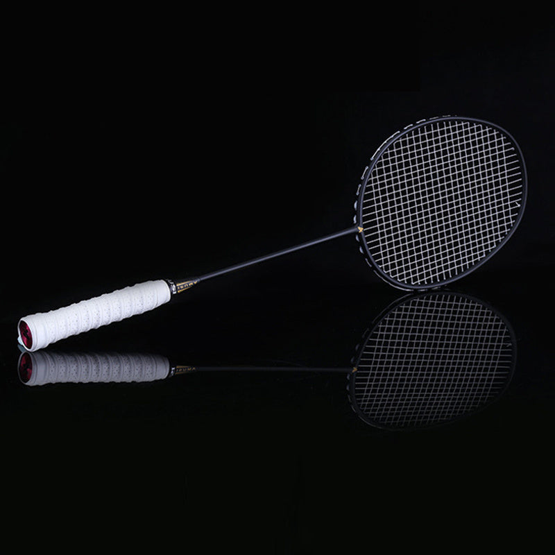 Full Carbon Badminton Racket Single Shot Attack Training