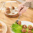 Household hand-squeezed meatball maker