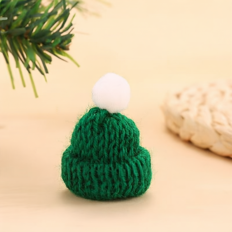 Mini Knitted Christmas Hat