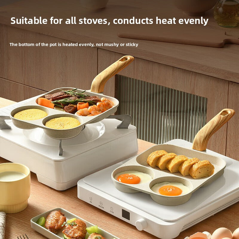 Three-in-One Breakfast Pot Mini Burger Pan