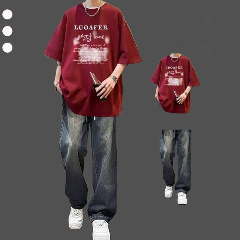 Short-sleeved T-shirt Men's Summer Suit