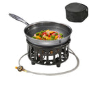 7 Core Strong Fire Power Camping Stove Portable Tourist Gas Burner Windproof Outdoor Stoves Hiking Barbecue BBQ Cooking Cookware - TrendTrove