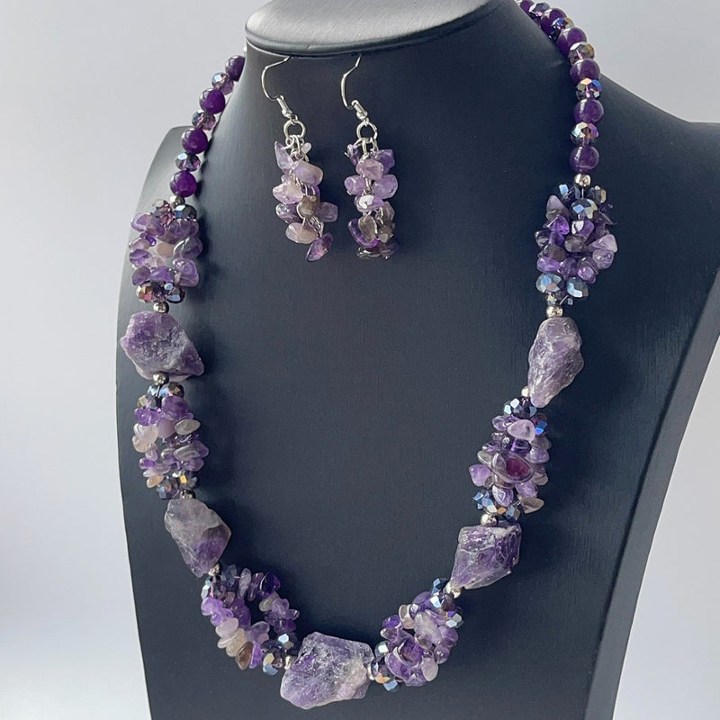 amethyst jewelry set