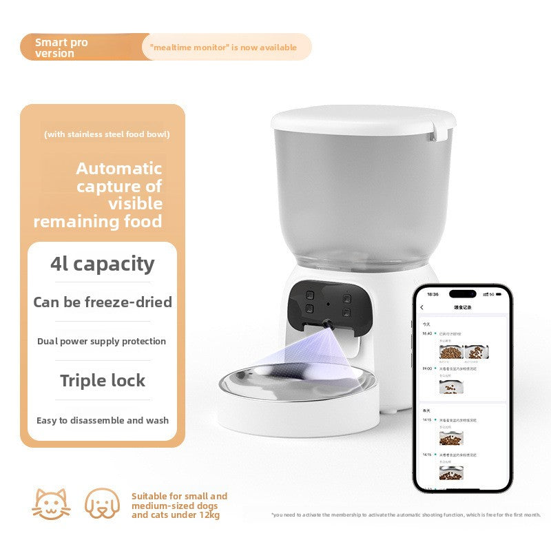 Automatic Smart Pet Feeder with Timer and Remote Control