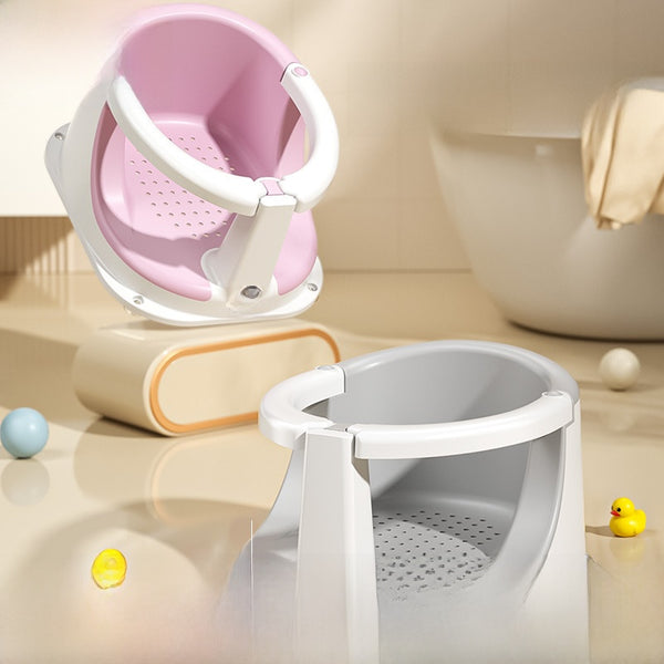Baby Bath Seat Support Rack with Temperature Sensing