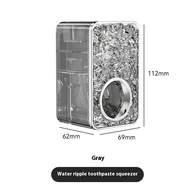 Wall-mounted Punch-free Automatic Toothpaste Dispenser Storage Box