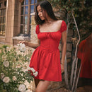 Modern Square-Neck Dress Top