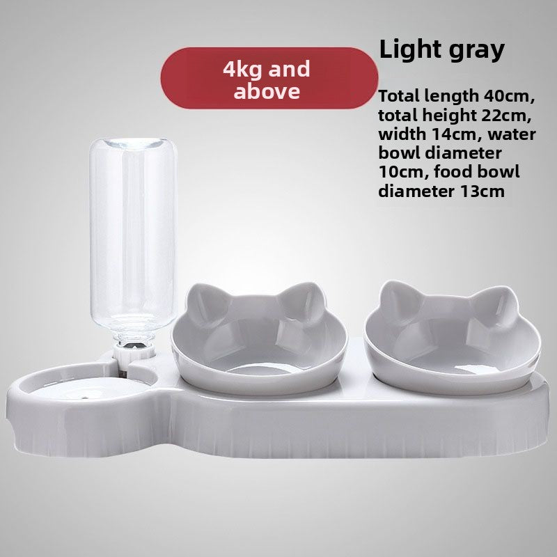 Cat Bowl Automatic Drinking and Feeding Basin