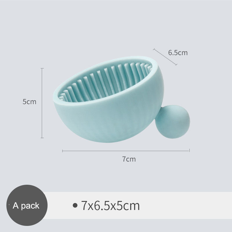 Creative Xiaowangzi Makeup Brush Cleaning Plate - TrendTrove