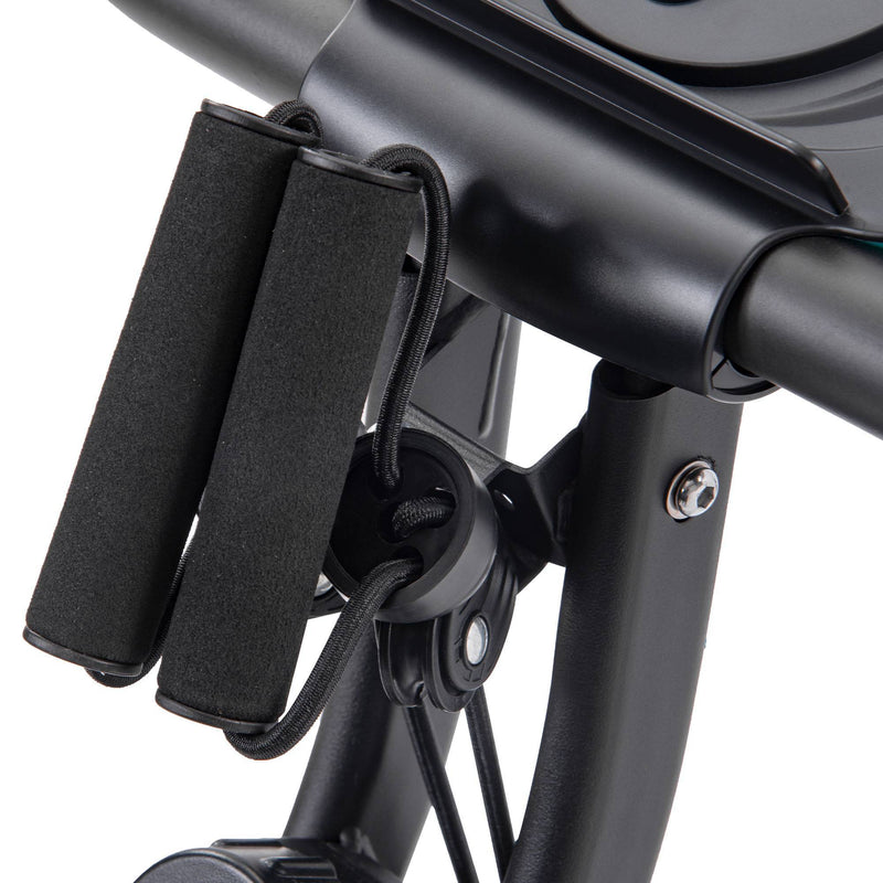 دراجة تمارين قابلة للطي، دراجة لياقة بدنية عمودية مستلقية مقاومة قابلة للتعديل